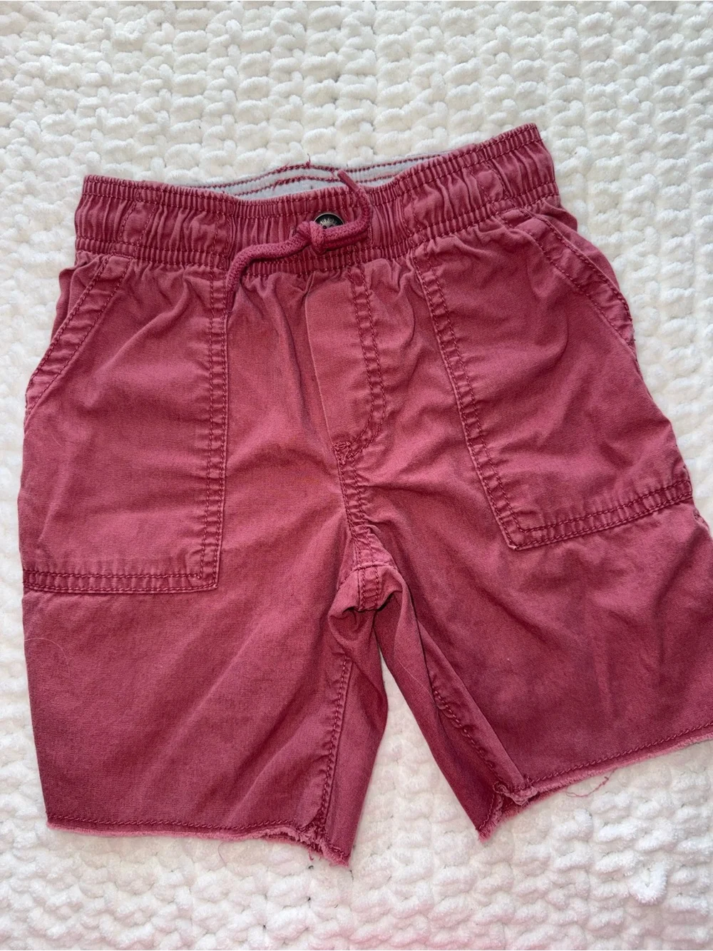 OshKosh B'gosh Burgundy Red Pull-On Shorts